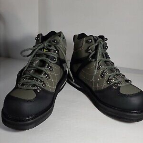 NWOT Hodgman H3 Mens Felted Wading Fishing Boots Sz 8 Eu 41 Olive Black
Lace Up - Picture 7 of 11